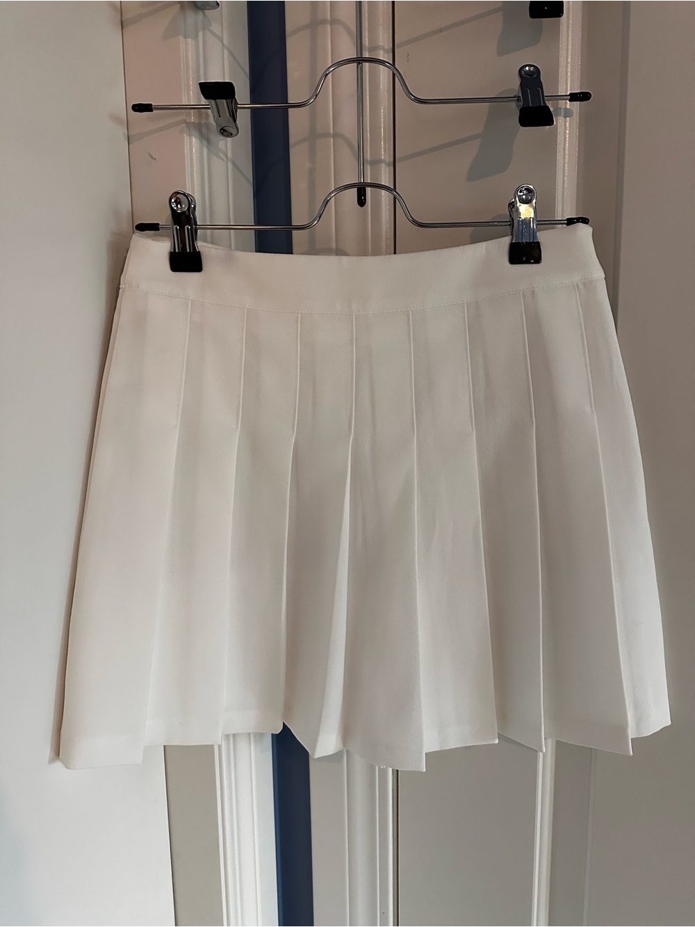 storets White Pleated Mini Skirt
